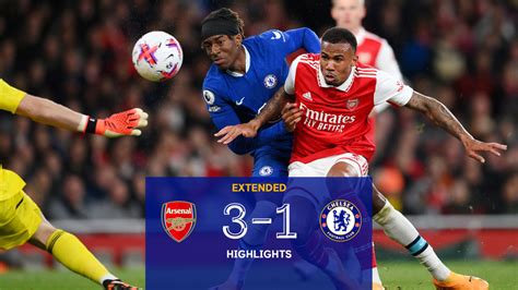 Chelsea football club: record v Arsenal .